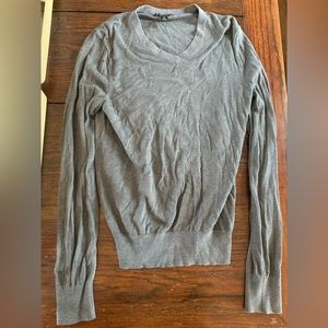Men’s Gray Banana Republic V-Neck Sweater Size S